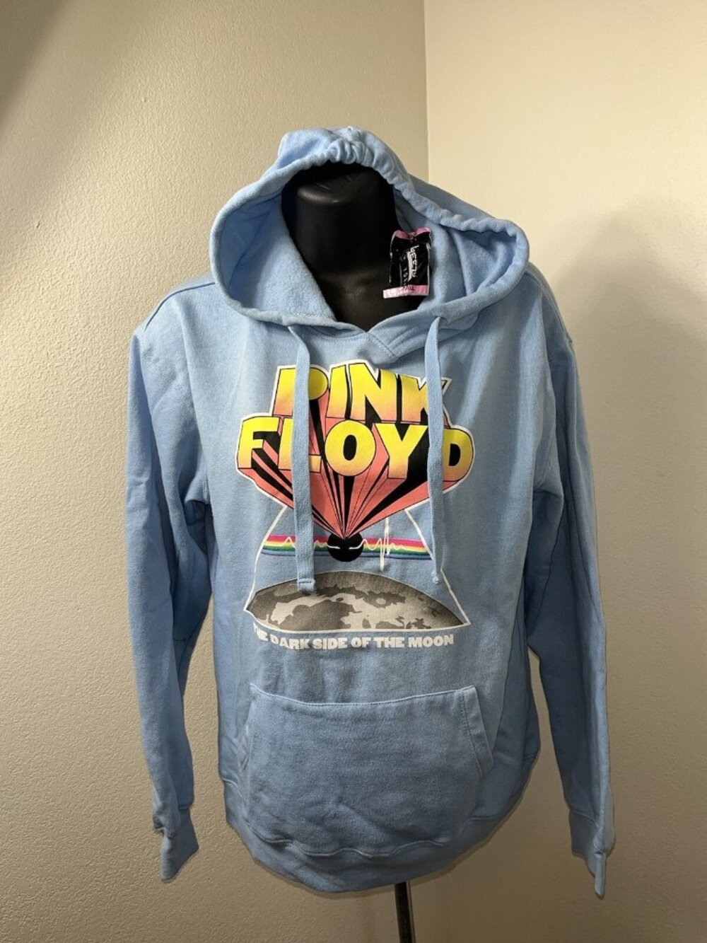 Pink Floyd Freeze Hoodie Women Small Dark Side Of The Moon Blue New Graphic